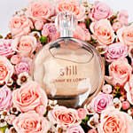 عطر جنيفر لوبيز ستيل وباقة ورد