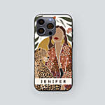 Peronsolised Iphone 14 Pro Max Case Animal Print