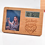Personalised Digital Clock For Teacher