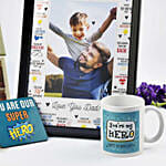 Personalised Love U Dad Frame Combo