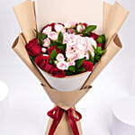 Personalised Name Flower Bouquet For Graduation Day