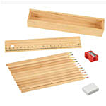 Personalised Ruler With Pencils Box