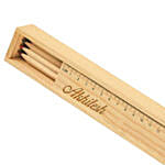 Personalised Ruler With Pencils Box