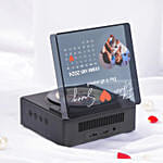 Personalised Valentines day Vintage Bluetooth Record Player