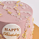 Pink Blossom Celebration Vanilla Cake