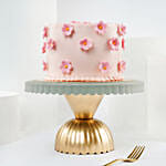 Pink Blossom Delight Chocolate Cake Marble