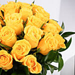 Police Bracelet With Yellow Roses for Her