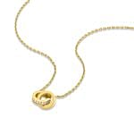 Police Unity Gold Plated Crystals Interlockrings Jewel Gift Set