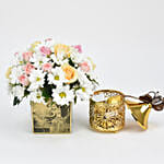 Premium Chocolates with Mid Autumn Florals