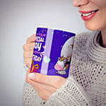 مج بنفسجي بطابع شخصي | هدية عيد ميلاد