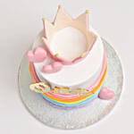 Rainbow Birthday Red Velvet Cake