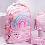 Rainbow Design Back to school bags for Girls