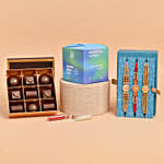 Rakhi Combo with Premium Tea & Chocolate