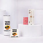 Rakhi with Tumbler Gift Set