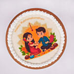 Raksha Bandhan Special Half Kg Chocolate Cake