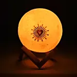 مصباح القمر المضيء الجميل يتيغر لونه بحاسة اللمس