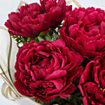 لغة الحب | بوكيه بيوني أحمر