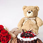 Red Roses Surprise Combo