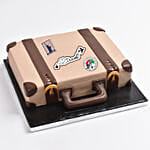 Red Velvet Suitcase Cake