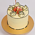 كومبو كيك مع باقة ورد جوري مع بالونات