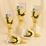 Rose Bouquet Set Of 5 For Teacher