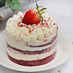 كومبو باقة ورود حمراء مميزة مع ميني كيك شوكولاتة