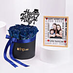 صندوق أزهار ملكي مع إطار