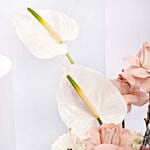 باقة ورد وهاتف سامسونج S25 كحلي 128قيقا