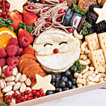 Santa Cheese and Munchies Box