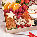 Santa Cheese and Munchies Box