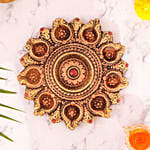 Shubh 9 Diya Thali