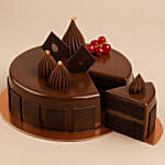 Silken Chocolate Mirror Cake