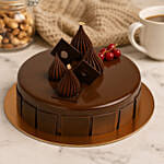 Silken Chocolate Mirror Cake