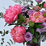 مزهرية ورود الكريسماس