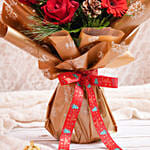 بوكيه ورد الكريسماس غلاف بيج