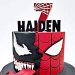 Spider Venom Showdown Marble Cake