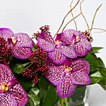 Striking Mixed Flowers Rectangular Vase Arrangement