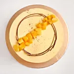 كيك صحى بدون سكر بنكهة المانجو مع جوز الهند حجم صغير