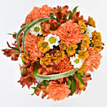 Sugar Free Pistachio Cake with Flowers