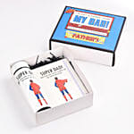 بوكس هدايا قارورة ودفتر ملاحظات مخصصة لعيد الأب