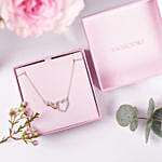 Swarovski Infinity Heart Necklace Gift Box For Her