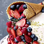 Tales of Taste Ice Cream Cone Red Velvet Cake