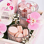 Tea Macarons And Chocolates Hamper For Mom