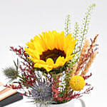 Thanks You Flower With Cupcake For Teacher