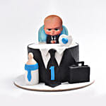 The Boss Baby Marble Cake
