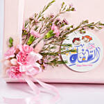 Tickle Tickle Toby Turtle Organic New Born Hamper With Flowers