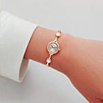 Titan Raga Watch fro her Rose Gold with Flowers