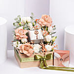 ساعة تيتان راغا نسائية مع صينية ورود