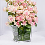 مزهرية ورد بينك عمرة مقبولة