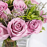 Vase Of Royal Purple Rose